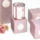 Κερί σε ροζ κουτί glitter 120gr