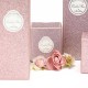 Κερί σε ροζ κουτί glitter 120gr