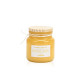 Wax yellow floral chic with wooden lid