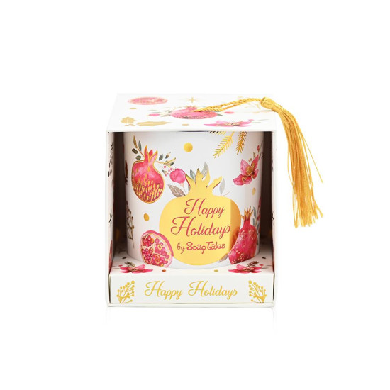 Κερί χριστουγεννιάτικο ρόδι 180γρ