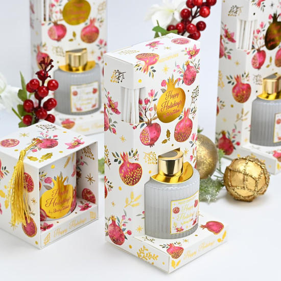 Κερί χριστουγεννιάτικο ρόδι 180γρ