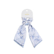 Scrunchie με μαντίλι blue toile