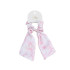 Scrunchie με μαντίλι pink toile