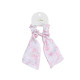 Scrunchie με μαντίλι pink toile
