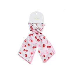 Scrunchie με μαντίλι cherry bloom
