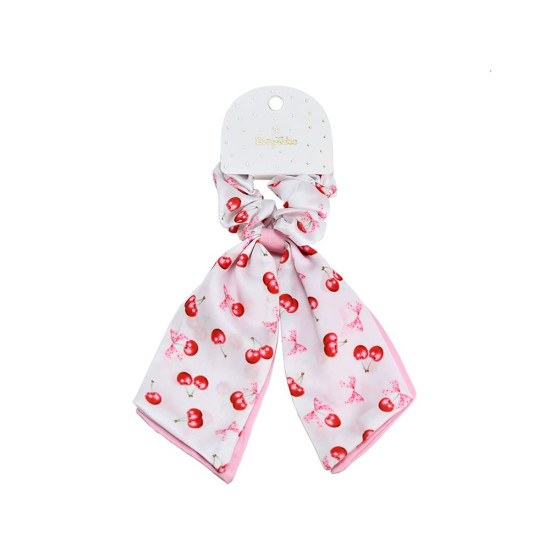 Scrunchie με μαντίλι cherry bloom