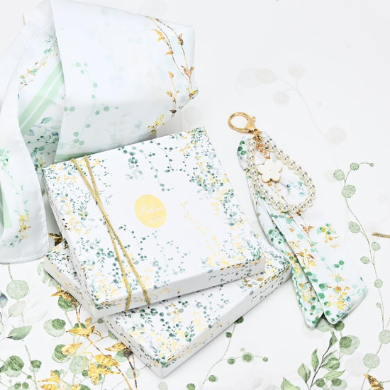 Charm με μαντιλάκι και πέρλες eden