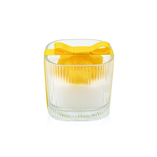 Κερί Λουλούδι Κίτρινο 120γρ