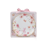 Πιατάκι πορσελάνη pink blossom