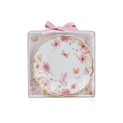 Πιατάκι πορσελάνη pink blossom