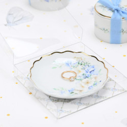 Πιατάκι πορσελάνη blue fleur