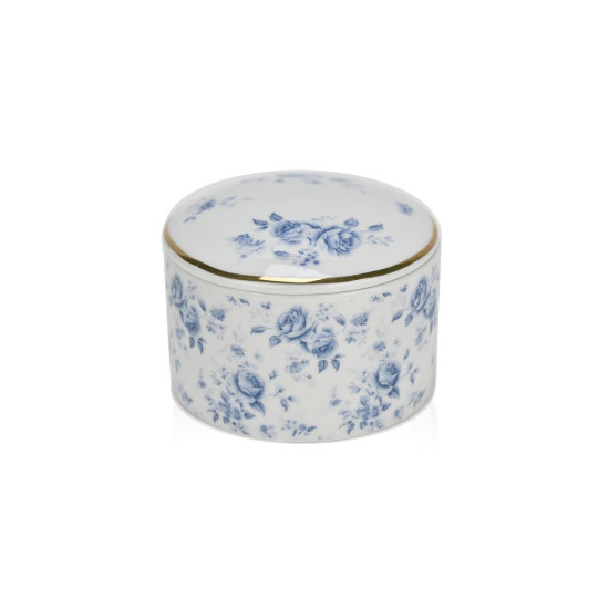 Μπιζουτιέρα από πορσελάνη blue flowers