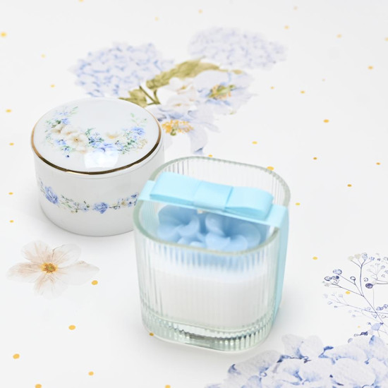 Μπιζουτιέρα από πορσελάνη blue fleur