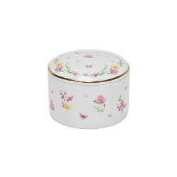 Μπιζουτιέρα από πορσελάνη pink fleur