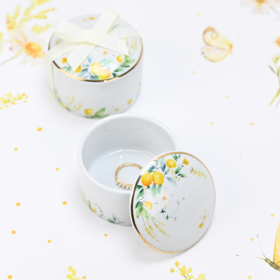 Μπιζουτιέρα από πορσελάνη Lemon