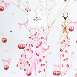 Scrunchie με μαντίλι cherry bloom